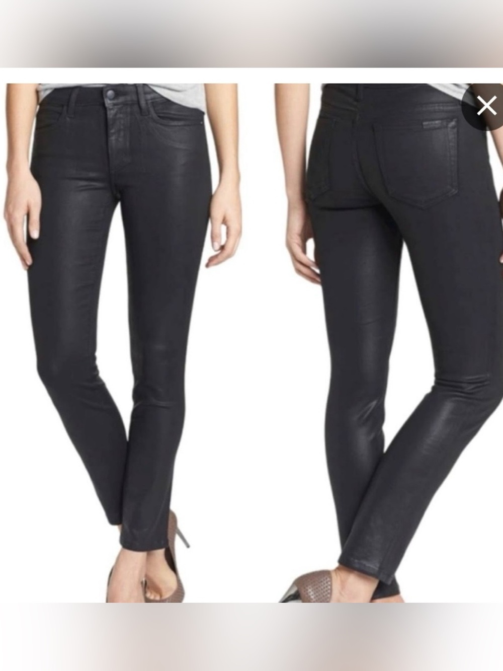 Joe’s leather skinny pants